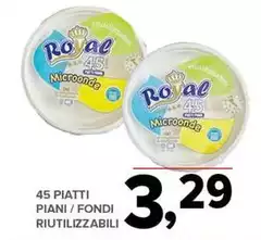 Royal - Piatti Piani/Fondi Riutilizzabili Royal - Piatti Piani/Fondi Riutilizzabili