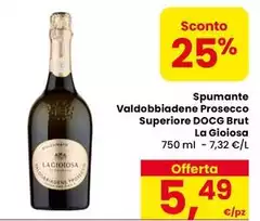 La Gioiosa - Spumante Valdobbiadene Prosecco Superiore DOCG Brut La Gioiosa - Spumante Valdobbiadene Prosecco Superiore DOCG Brut