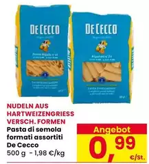 De Cecco - Pasta Di Semola Formati Assortiti De Cecco - Pasta Di Semola Formati Assortiti