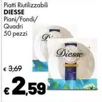 Diesse - Piatti Riutilizzabili Piani Diesse - Piatti Riutilizzabili Piani