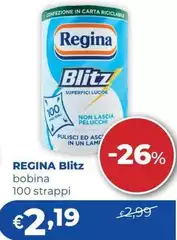 Regina - Blitz Bobina 100 Strappi Regina - Blitz Bobina 100 Strappi