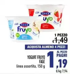 Fage - Yogurt Fruyo Fage - Yogurt Fruyo