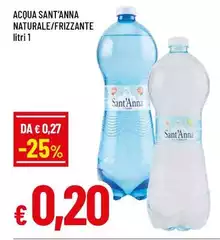 Sant'anna - Acqua Naturale/Frizzante Sant'anna - Acqua Naturale/Frizzante