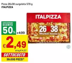 Italpizza - Pizza 26x38 Surgelata