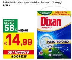 Dixan - Detersivo In Polvere Per Lavatrice Classico Dixan - Detersivo In Polvere Per Lavatrice Classico