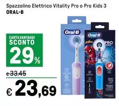 Oral B - Spazzolino Elettrico Vitality Pro O Pro Kids 3 Oral B - Spazzolino Elettrico Vitality Pro O Pro Kids 3