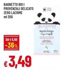 Bio - Bagnetto  I Provenzali Delicato Zero Lacrime