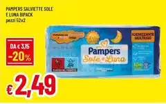 Pampers - Salviette Sole E Luna Bipack Pampers - Salviette Sole E Luna Bipack