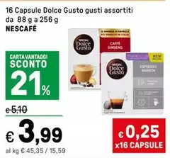 Nescafé - Capsule Dolce Gusto Nescafé - Capsule Dolce Gusto