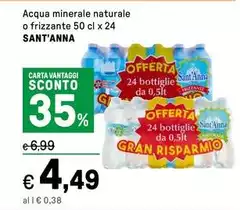 Sant'anna - Acqua Minerale Naturale O Frizzante Sant'anna - Acqua Minerale Naturale O Frizzante