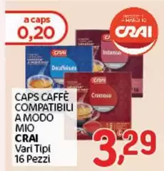 Crai - Caps Caffe Compatibili A Modo Mio