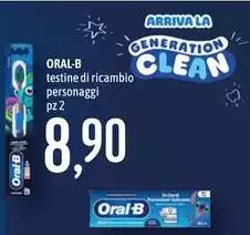 Oral b - Testine Di Ricambio Personaggi Oral b - Testine Di Ricambio Personaggi