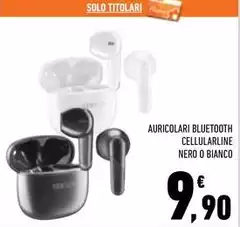 Solo - Auricolari Bluetooth Cellularline Nero O Bianco