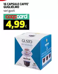 Guglielmo - 16 Capsule Caffe' Guglielmo - 16 Capsule Caffe'