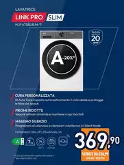 Hoover - Lavatrice Link Pro Slim HLP47SBL8UH-11 Hoover - Lavatrice Link Pro Slim HLP47SBL8UH-11