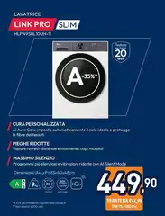 Hoover - Lavatrice Link Pro Slim HLP 49SBL10UH-11 Hoover - Lavatrice Link Pro Slim HLP 49SBL10UH-11