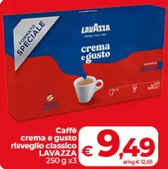 Lavazza - Caffè Crema E Gusto Risveglio Classico Lavazza - Caffè Crema E Gusto Risveglio Classico