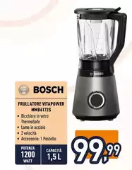 Bosch - Frullatore Vitapower MMB6172S Bosch - Frullatore Vitapower MMB6172S