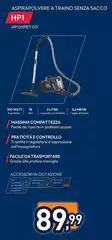 Hoover - Aspirapolvere A Traino Senza Sacco HP1 HP120PET 011 Hoover - Aspirapolvere A Traino Senza Sacco HP1 HP120PET 011