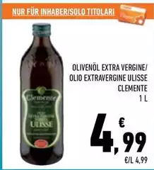 Clemente - Olio Extravergine Ulisse Clemente - Olio Extravergine Ulisse
