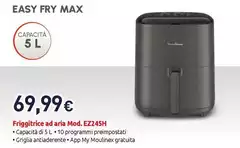 Moulinex - Easy Fry Max Friggitrice Ad Aria Mod. EZ245H Moulinex - Easy Fry Max Friggitrice Ad Aria Mod. EZ245H
