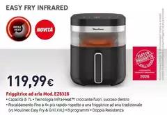 Moulinex - Easy Fry Infrared Friggitrice Ad Aria Mod. EZ8328 Moulinex - Easy Fry Infrared Friggitrice Ad Aria Mod. EZ8328