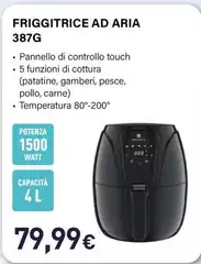 Electroline - Friggitrice Ad Aria 387G Electroline - Friggitrice Ad Aria 387G