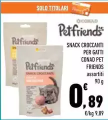 Solo - Snack Croccanti Per Gatti Pet Friends Solo - Snack Croccanti Per Gatti Pet Friends