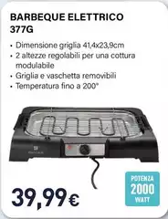 Electroline - Barbeque Elettrico 377G Electroline - Barbeque Elettrico 377G