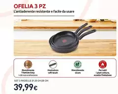 Lagostina - Ofelia Set 3 Padelle 20-24-28 Cm