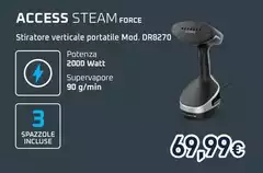 Rowenta - Access Steam Force Stiratore Verticale Portatile Mod. DR8270 Rowenta - Access Steam Force Stiratore Verticale Portatile Mod. DR8270