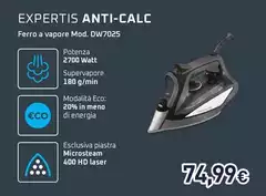 Rowenta - Expertis Anti-Calc Ferro A Vapore Mod. DW7025 Rowenta - Expertis Anti-Calc Ferro A Vapore Mod. DW7025