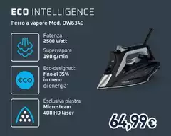 Rowenta - Eco Intelligence Ferro A Vapore Mod. DW6340 Rowenta - Eco Intelligence Ferro A Vapore Mod. DW6340