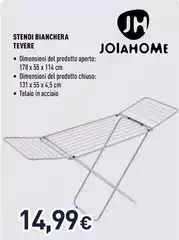 Joia Home - Stendi Biancheria Tevere Joia Home - Stendi Biancheria Tevere