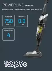 Rowenta - Powerline Extreme Aspirapolvere Con Filo Senza Sacco Mod. RH8155 Rowenta - Powerline Extreme Aspirapolvere Con Filo Senza Sacco Mod. RH8155