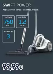 Rowenta - Swift Power Aspirapolvere Senza Sacco Mod. RO2957