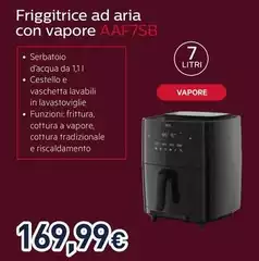 Aeg - Friggitrice Ad Aria Con Vapore AAF7SB Aeg - Friggitrice Ad Aria Con Vapore AAF7SB