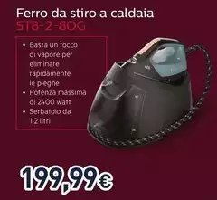 Aeg - Ferro Da Stiro A Caldaia ST8-2-80G Aeg - Ferro Da Stiro A Caldaia ST8-2-80G
