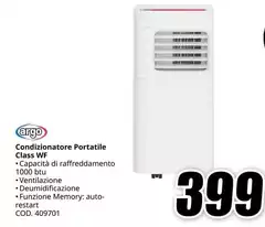 Argo - Condizionatore Portatile Class WF Argo - Condizionatore Portatile Class WF