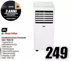 Peaq - Condizionatore Portatile OAC 7026 W Peaq - Condizionatore Portatile OAC 7026 W