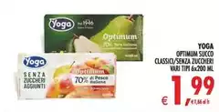 Yoga - Optimum Succo Classici/ Senza Zuccheri Yoga - Optimum Succo Classici/ Senza Zuccheri