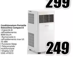 Max - Condizionatore Portatile Dolceclima Compact 8 Max - Condizionatore Portatile Dolceclima Compact 8