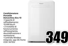Condizionatore Portatile Dolceclima Aira 10 Condizionatore Portatile Dolceclima Aira 10