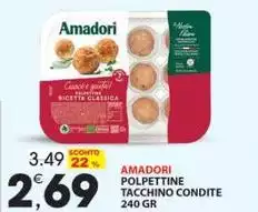 Amadori - Polpettine Tacchino Condite