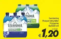Levissima - Acqua Naturale/ Frizzante Levissima - Acqua Naturale/ Frizzante