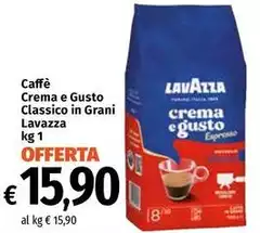 Lavazza - Caffè Crema E Gusto Classico In Grani Lavazza - Caffè Crema E Gusto Classico In Grani