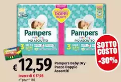 Pampers - Baby Dry Pacco Doppio Pampers - Baby Dry Pacco Doppio
