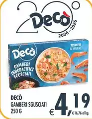 Deco - Gamberi Sgusciati Deco - Gamberi Sgusciati