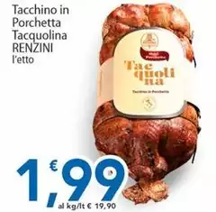 Renzini - Tacchino In Porchetta Tacquolina Renzini - Tacchino In Porchetta Tacquolina