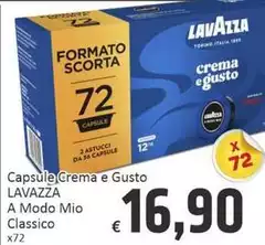 Lavazza - Capsule Crema E Gusto A Modo Mio Classico Lavazza - Capsule Crema E Gusto A Modo Mio Classico